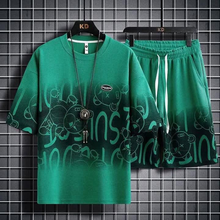 Combo Half T-Shirt And 3 Quarter Pants For Man