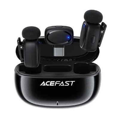 Acefast Dual Wireless Lavalier Microphone R1