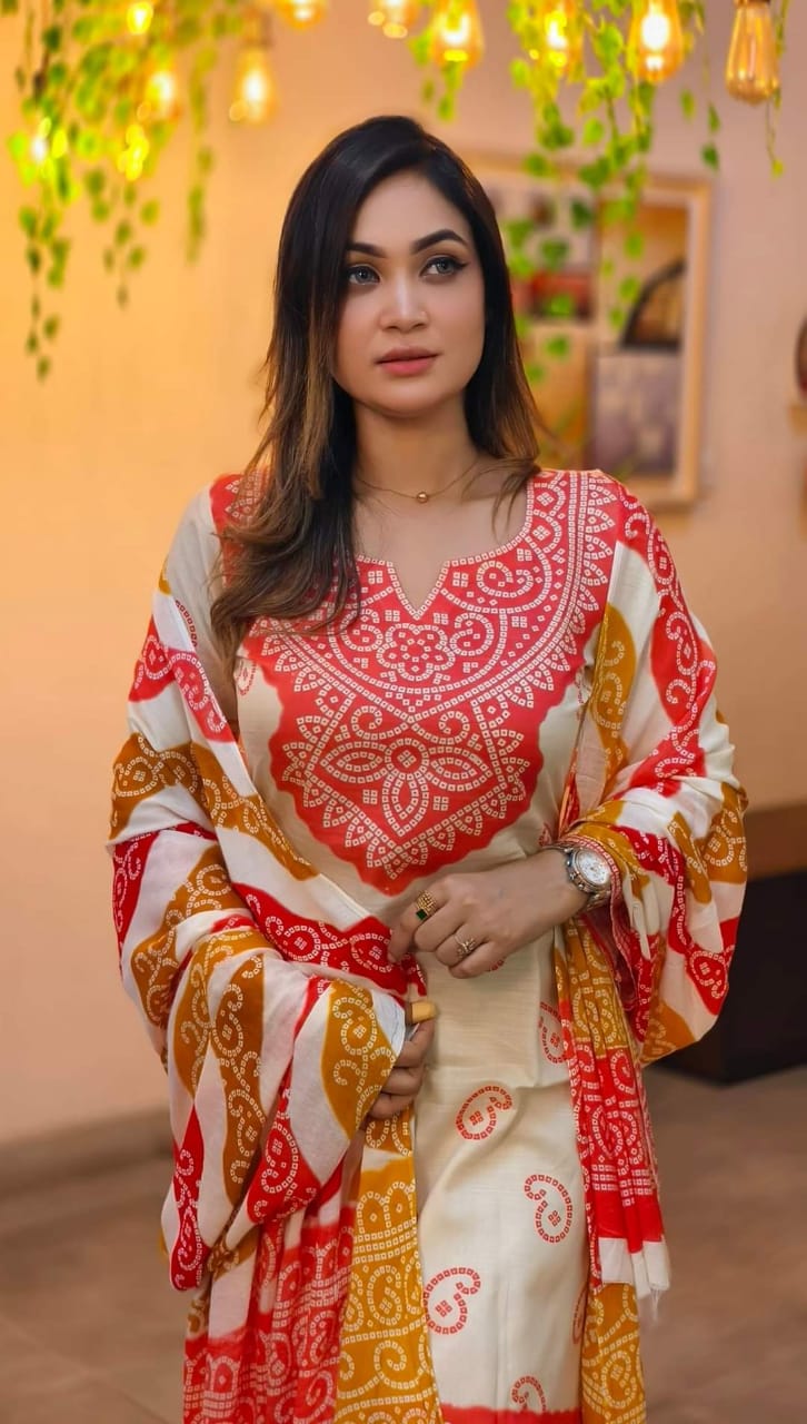 লিলেন থ্রি পিস