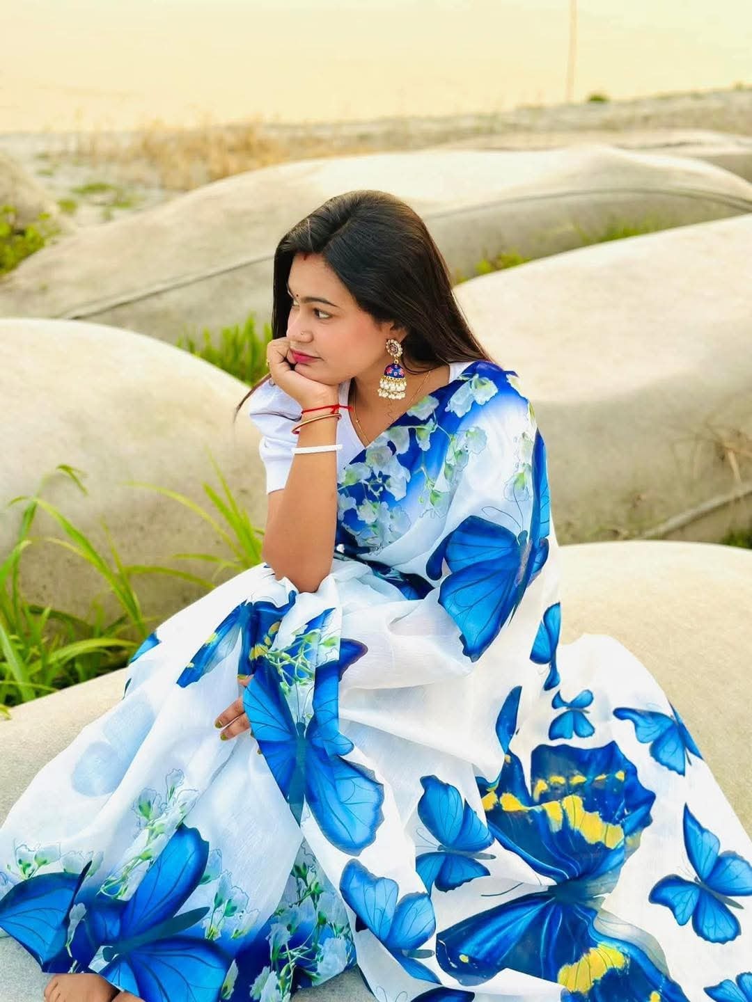 Chanderi silk sharee