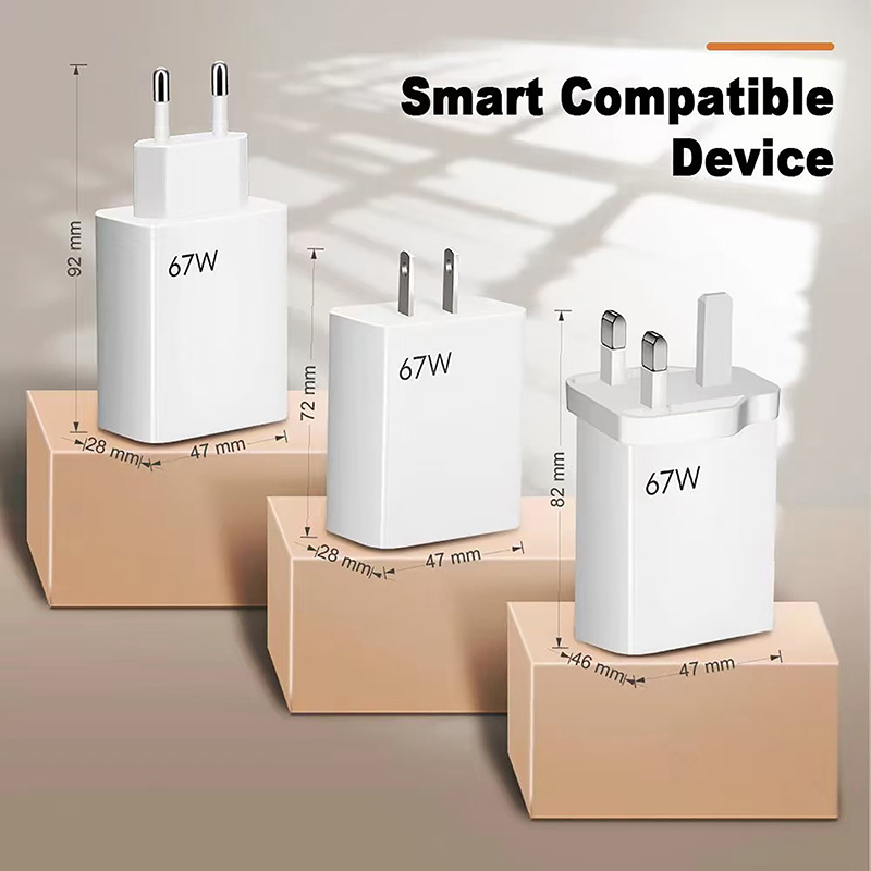 67W USB Charger 5V 5A Super Fast Charging Phone Adapter For IP Xiaomi Fullhouse