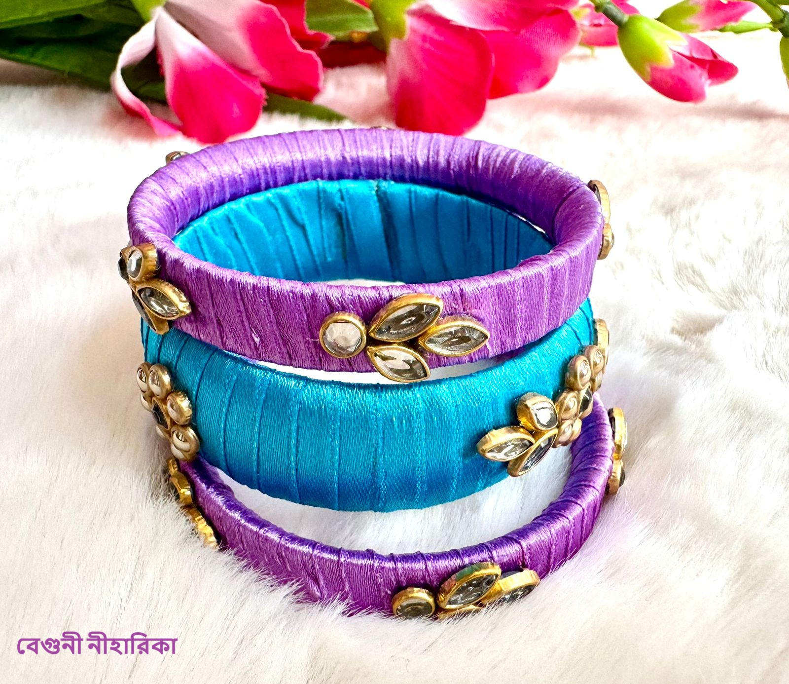 বেগুনী নীহারিকা - Handmade চুড়ি