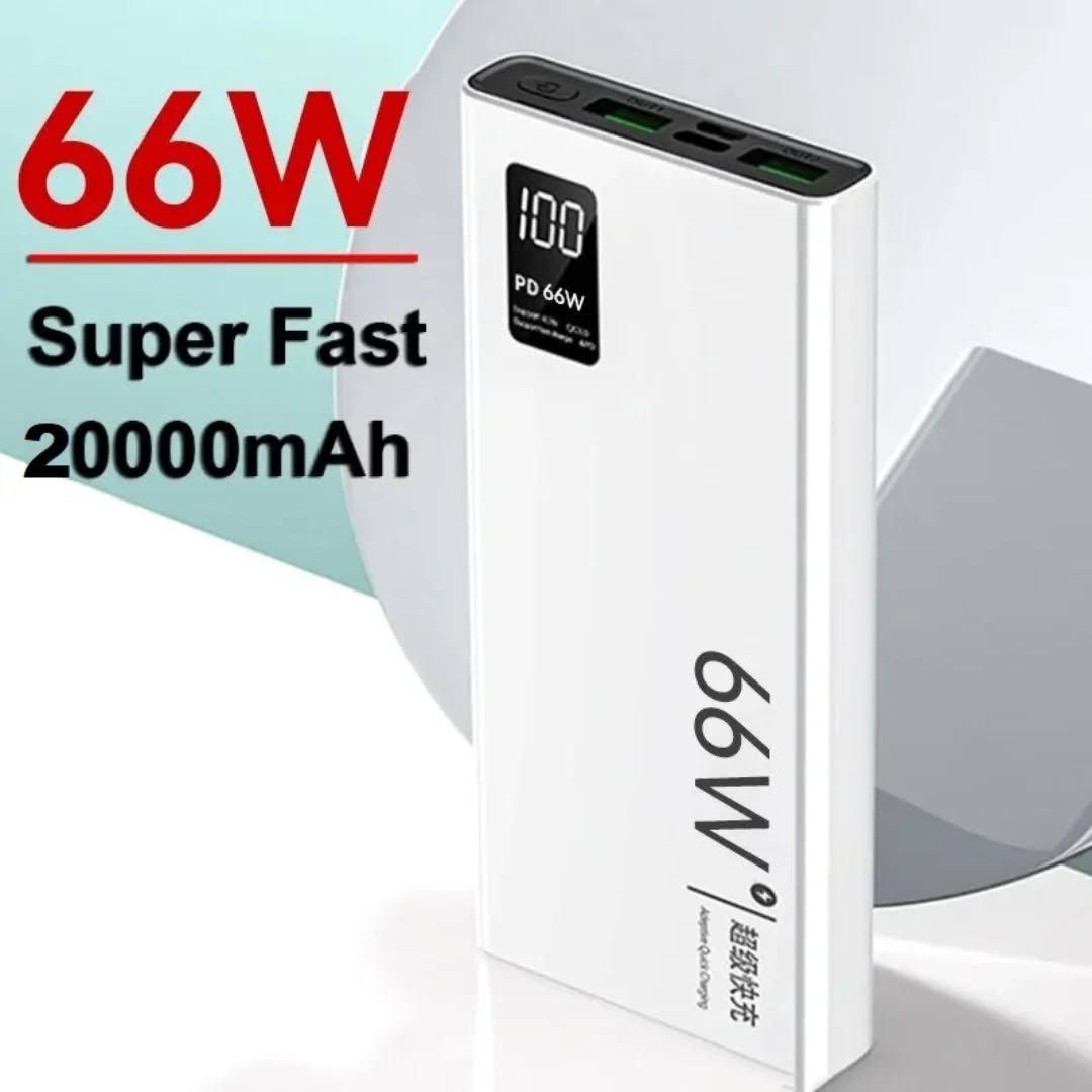 Powerbank 20000mAh 66W Fast Charging