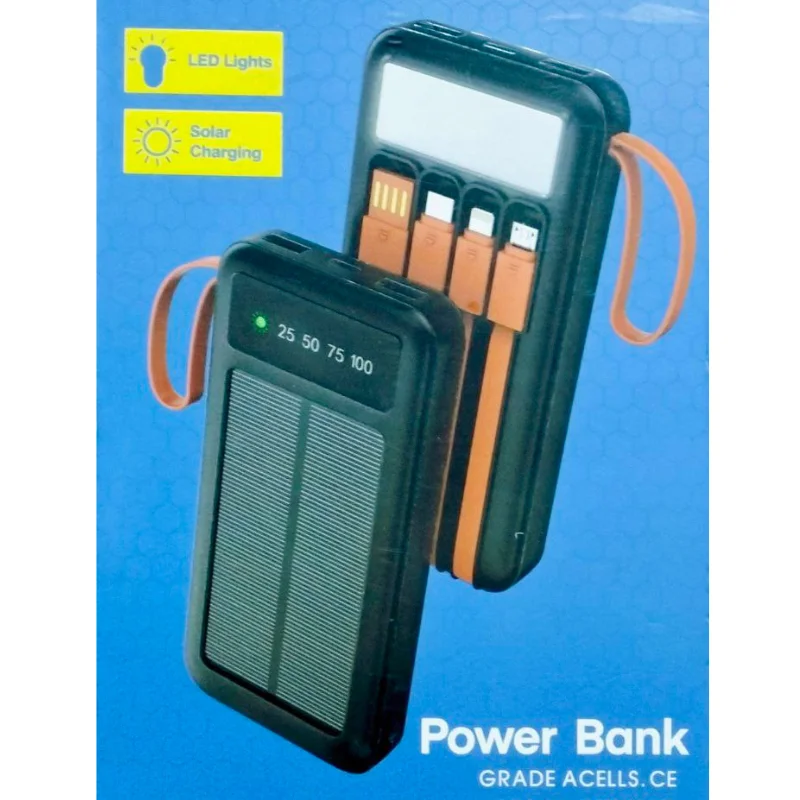 RECRSI RE-PB030 Solar Energy Power Bank 10000mAh