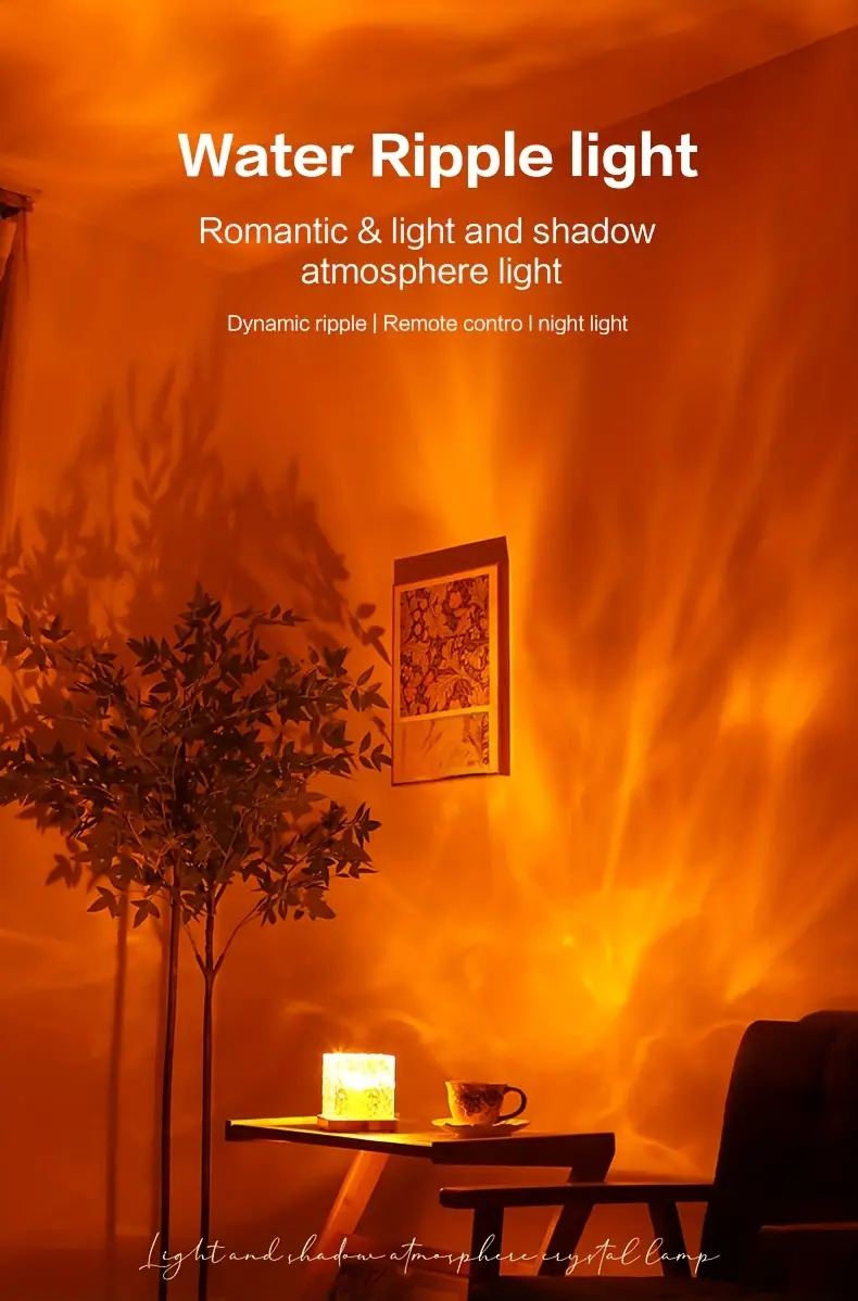 Dynamic Light & Shadow Atmosphere Lamp – RGB Rhythm Light