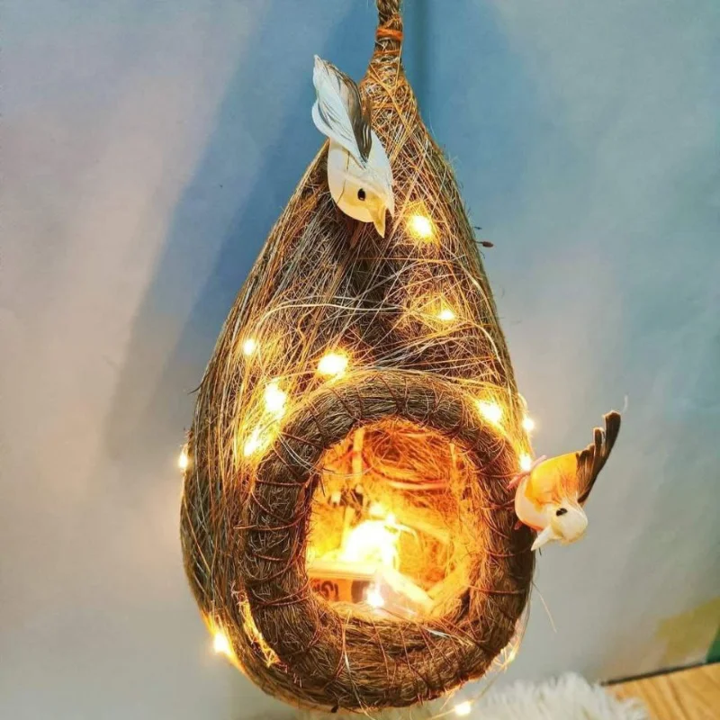Handmade Decorative Bird Nest – 1 Piece Natural Look (Model: BN_04)
