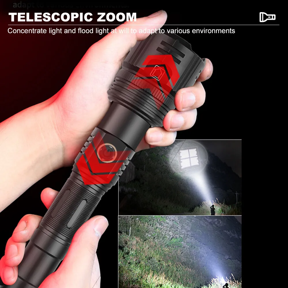 1500 Lumen Tactical Hunting Flashlight