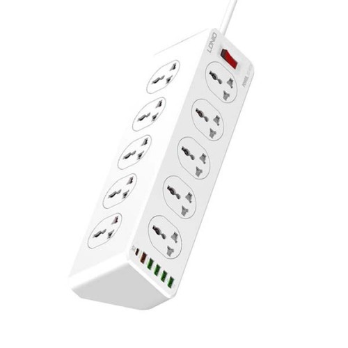 LDNIO 30W 10 Port Charger Power Strip SC10610