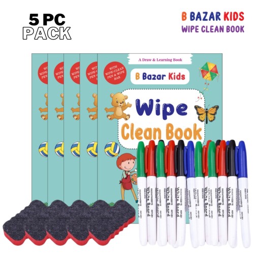 Wipe Clean Book (1:4) 5 PC Pack